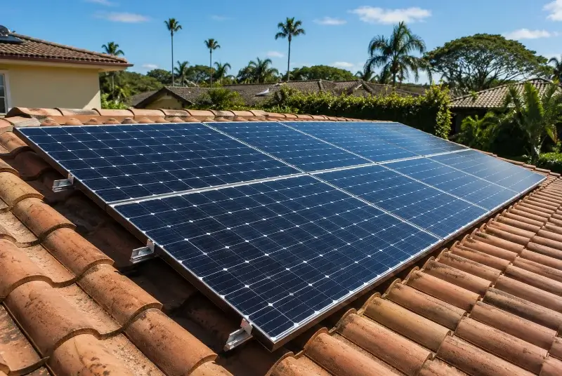 Installation de panneaux solaires à Algans